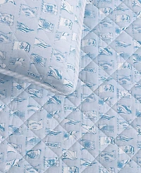 Tommy Hilfiger Boating Flags Cotton Reversible -Pc. Quilt Set