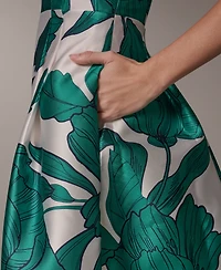 Donna Karan New York Women's Fit & Flare Midi Dress