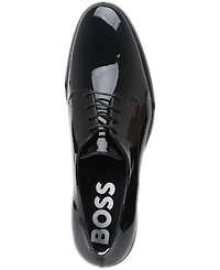 Boss by Hugo Men's Patent Leather Colby Printed Derby Dress Shoe