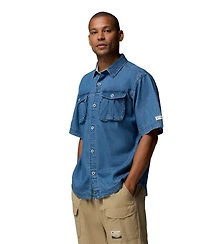 Columbia Men's Acker Rock Twill Short-Sleeve Button-Down Shirt