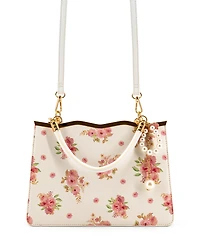 Like Dreams Camille Floral Top Handle Small Satchel Bag