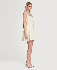 Avec Les Filles Women's Hip Flounce Mini Dress