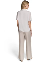 Calvin Klein Women's Collared Neck Top