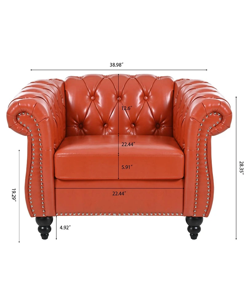 Streamdale Furniture 1 Seater Sofa For Living Room