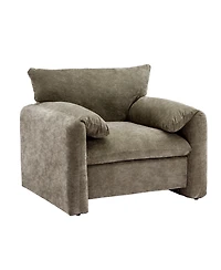 Streamdale Furniture Modern Chenille Oversized Armchair Accent Chair.