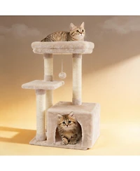 Aronkl Cat Tree Kitten Tower Indoor Condo Sisal Posts Jump Platform Activity Center Play House