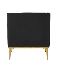 Streamdale Furniture Modern Velvet Accent Armchair