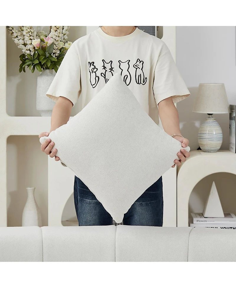 Streamdale Furniture Streamdale Chenille Curved Sectional Sofa with 8 Pillows and Modular Seats