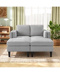 Streamdale Furniture Modern Chaise Lounge Sofa Bed 53.5" Upholstered Sofa Couch