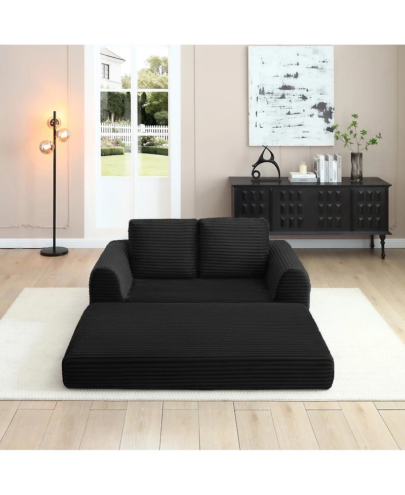 Streamdale Furniture 2-in-1 Folding Convertible Sofa Bed