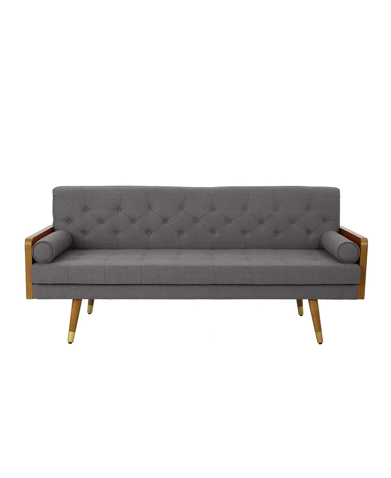 Streamdale Furniture Aidan Mid Century Modern Tufted Fabric Sofa