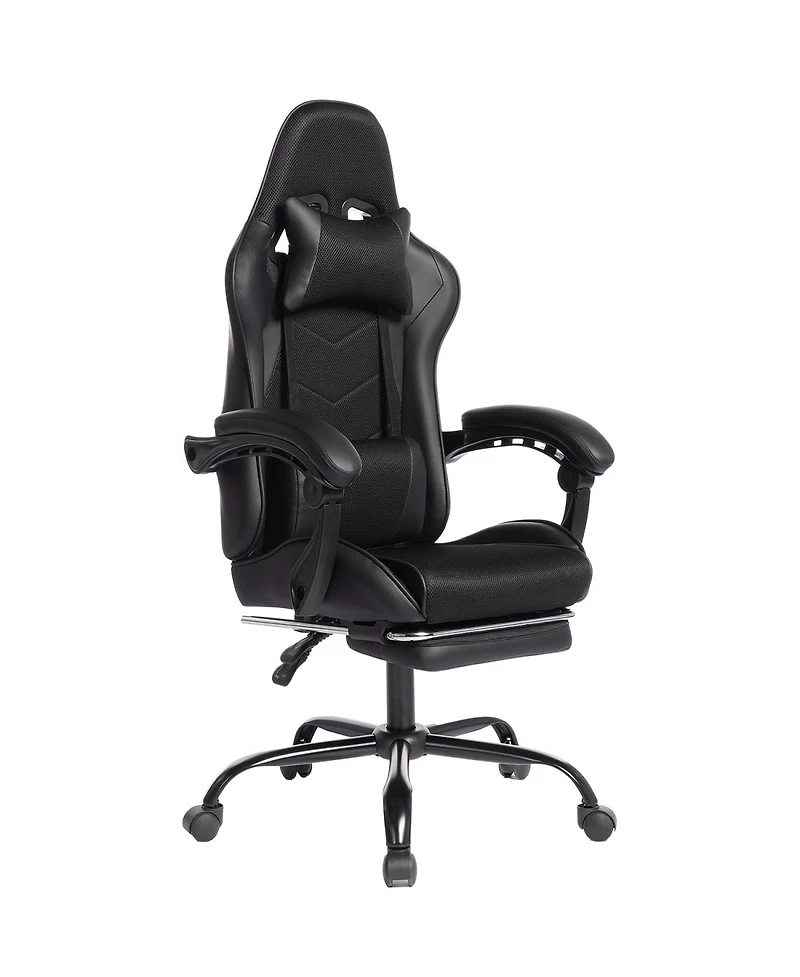 Streamdale Furniture Human-Computer Interaction Gaming Chair with Footrest