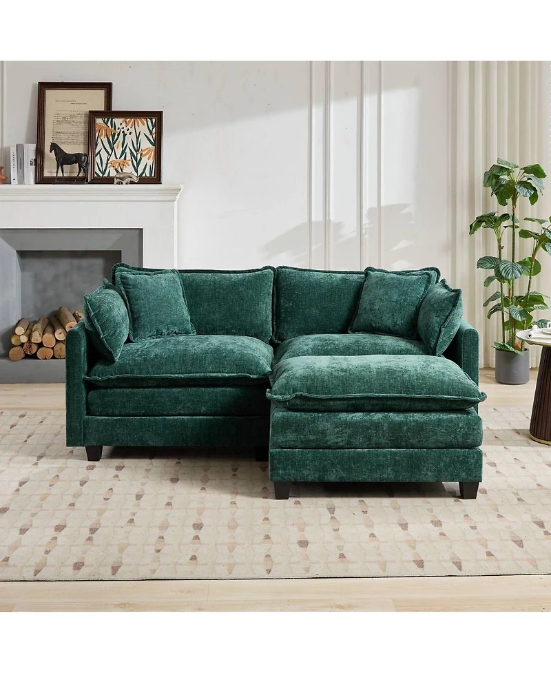 Streamdale Furniture Cloud Couch: Skin-Friendly Chenille, Cloud-Like Comfort, Modular Design