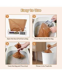 Covfresh Odor Sealing Dog Poop Bags 220 Bags | Better for Small Pet Waste | Small Disposable Poop Bags