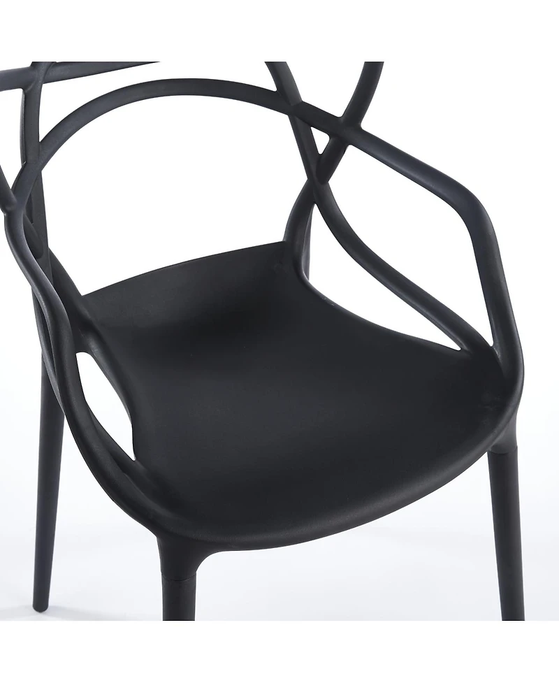 Streamdale Furniture 5pcs Dining Set, Metal Leg Table