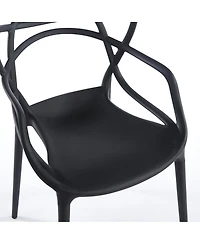 Streamdale Furniture 5pcs Dining Set, Metal Leg Table