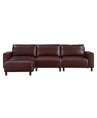 Streamdale Furniture Streamdale Modern Luxury Sectional Sofa Couch Quality Upholstery Pu Leather