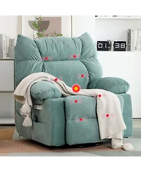 Dyhome Dining Chairs Set of 2, Kitchen Room Chairs, Mid Century Modern Upholstered Boucle