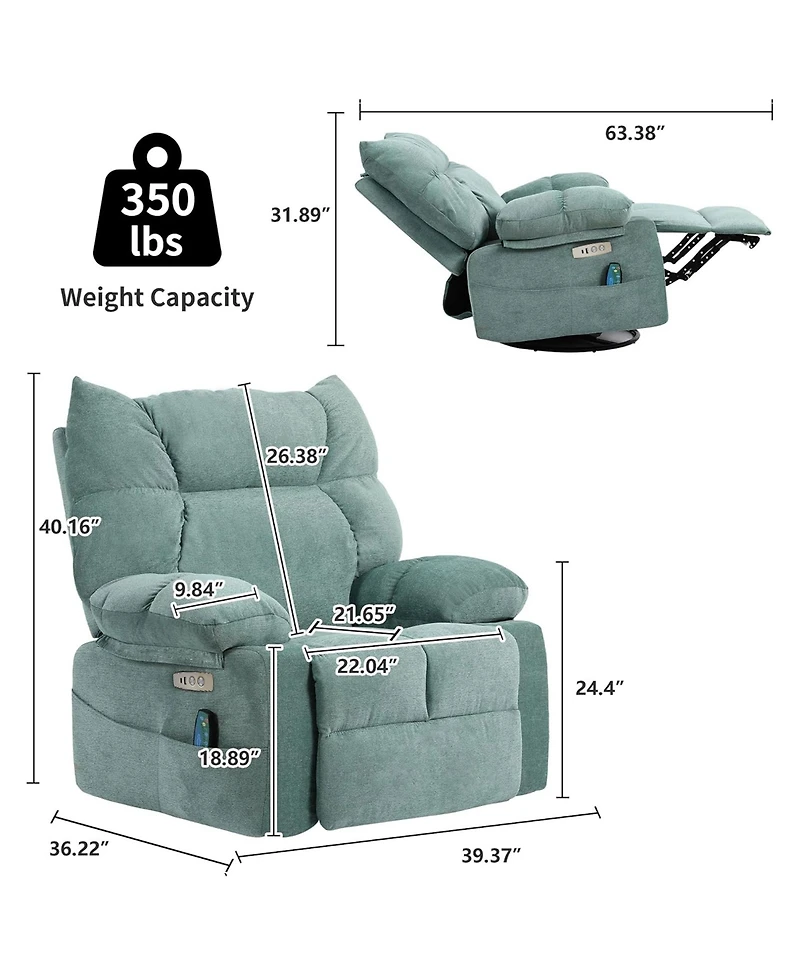 Dyhome Dining Chairs Set of 2, Kitchen Room Chairs, Mid Century Modern Upholstered Boucle