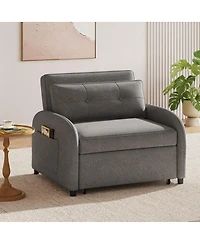 Streamdale Furniture 3-in-1 Convertible Sleeper Sofa Bed with Pillow & Pocket