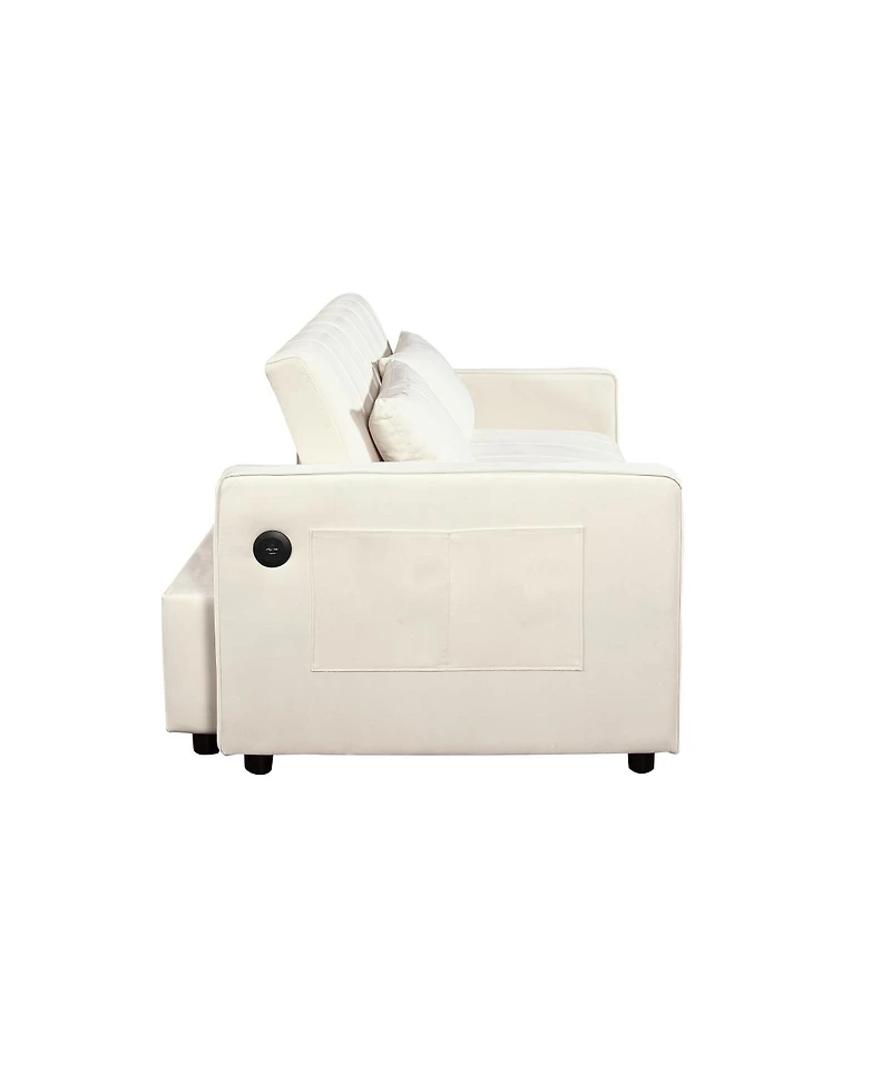 Streamdale Furniture 3 in 1 Sleeper Sofa Couch Bed