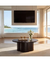 Streamdale Furniture Round Modern Coffee/Accent Table for Living Room/Office/Bedroom