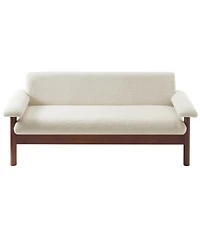 Streamdale Furniture Modern Loveseat Sofa 2 Seater Couch with Armrest Pillows