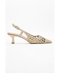 Prologue Shoes Heaven Knitted Pointed Toe Pump (Women)