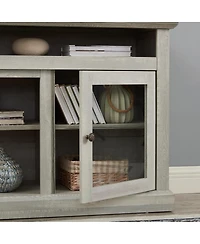 Streamdale Furniture Contemporary Tv Media Stand - Modern Entertainment Console, Stone 60"W