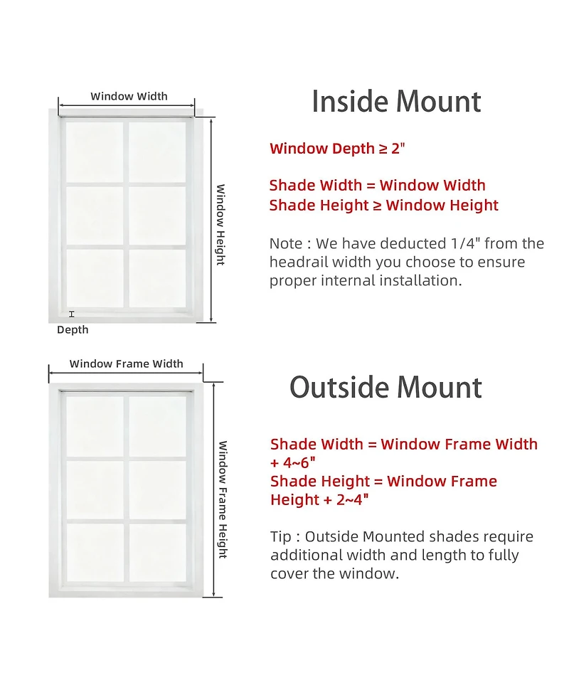 Shadisfy Cordless Pull Down 100% Blackout Roman Shade with Ribbon Border 33"x64"