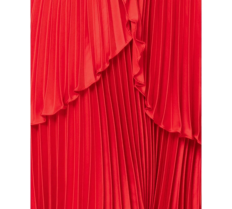 Betsy & Adam Women's Strapless High-Low Ball Gown