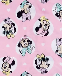 Minnie Mouse Girls' 2T-4T Notch Collar Top and Shorts, 2-Piece Set