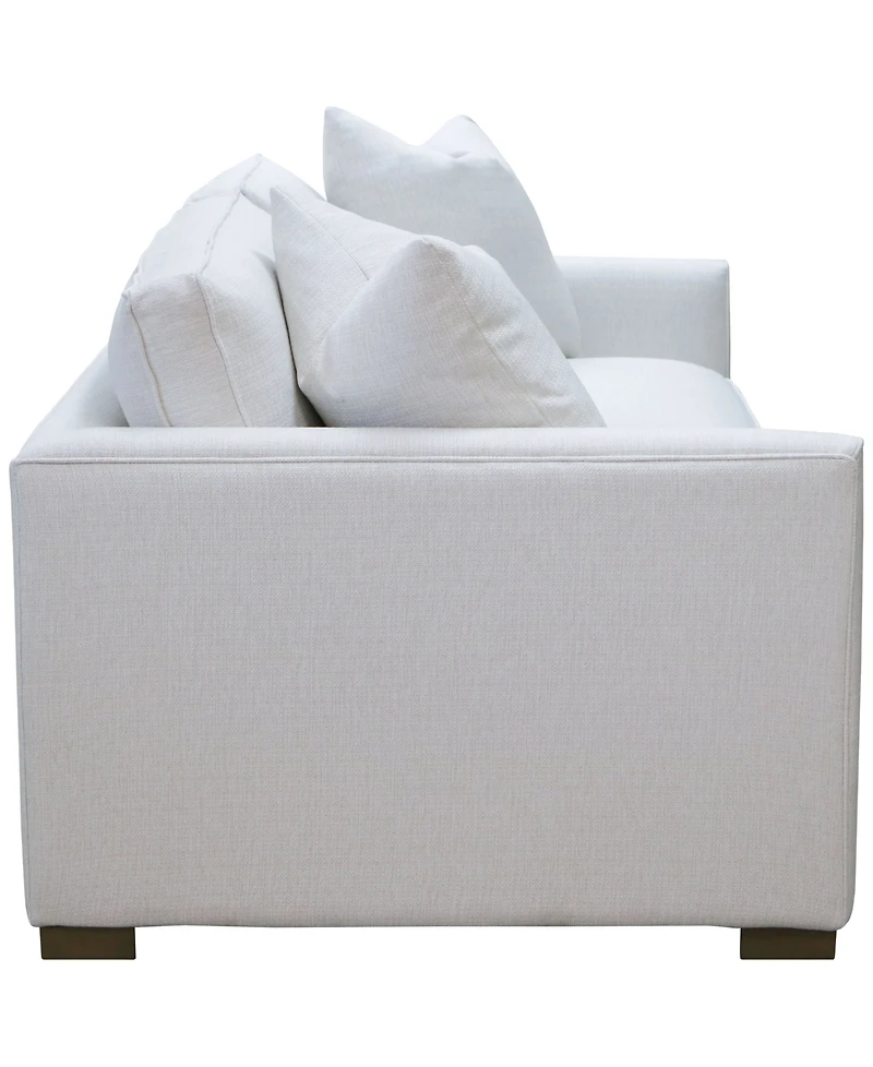 Corine 20" Upholstered Sofa with Toss Pillows