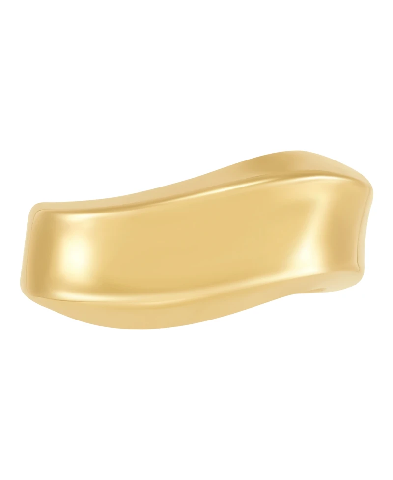 Macy's Wavy Band Ring 10k Yellow Gold
