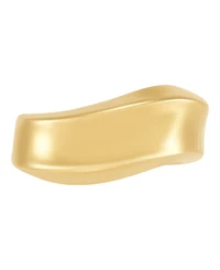 Macy's Wavy Band Ring 10k Yellow Gold