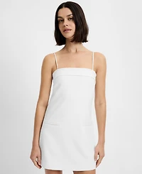 French Connection Women's Azra Twill Fold-Over Two-Pocket Strappy Mini Dress