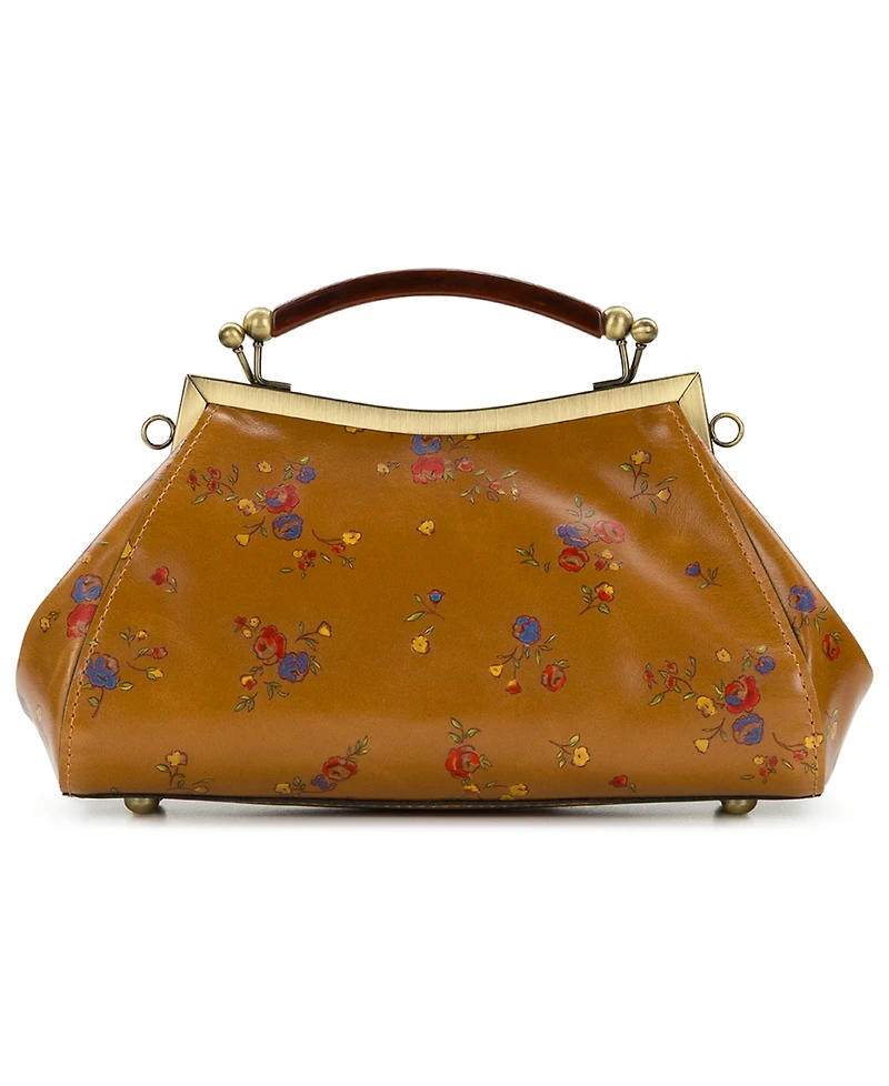 Patricia Nash Kelmscott Small Leather Frame Crossbody Bag