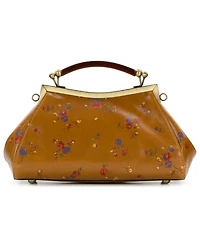 Patricia Nash Kelmscott Small Leather Frame Crossbody Bag