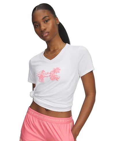 Under Armour Women's V-Neck Short-Sleeve Top
