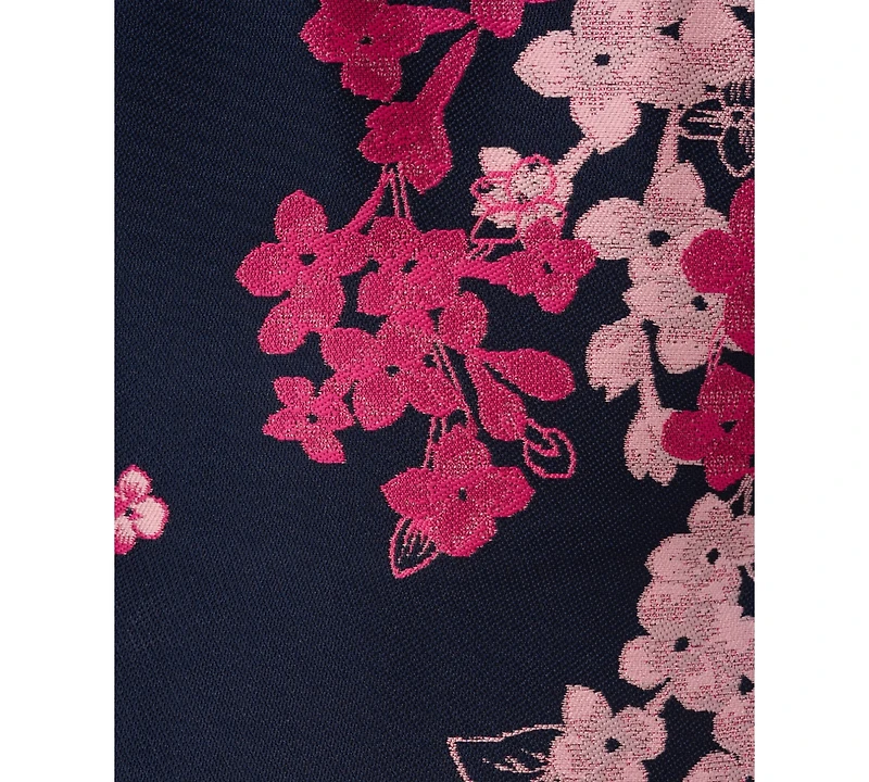 Adrianna Papell Women's Floral-Print Off-The-Shoulder Dress