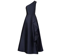 Adrianna Papell Women's Embellished One-Shoulder Sleeveless Ballgown