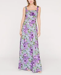 Js Collections Women's Jordana Square Neck A-Line Gown