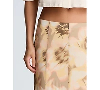 Kenneth Cole Women's Pull-On Godet Printed Maxi Skirt