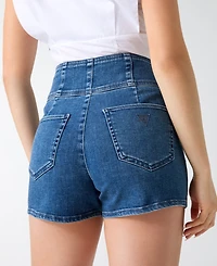 Guess Women's Janna High-Rise Denim Shorts
