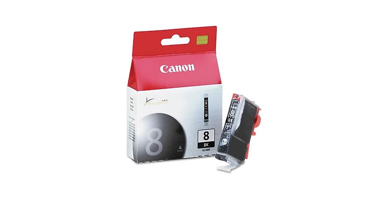 Canon Cli-8Bk Black Ink Cartridge for Select Pixma iP, Mp, Mx and Pro Series Printers