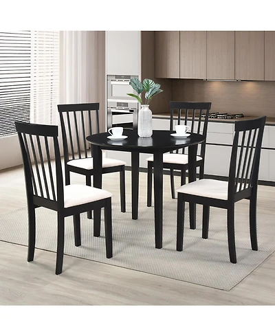 Kings Brand Furniture Set of 4 Dining Chairs