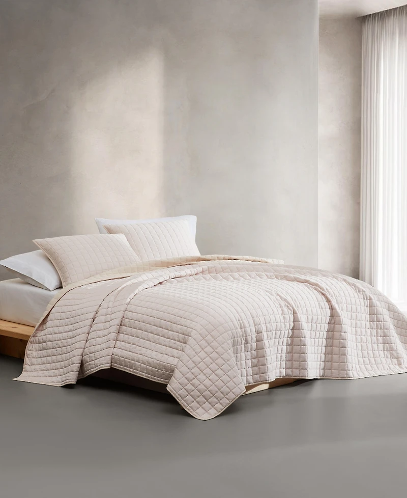 Calvin Klein Signature Solid 3-Pc. Quilt Set