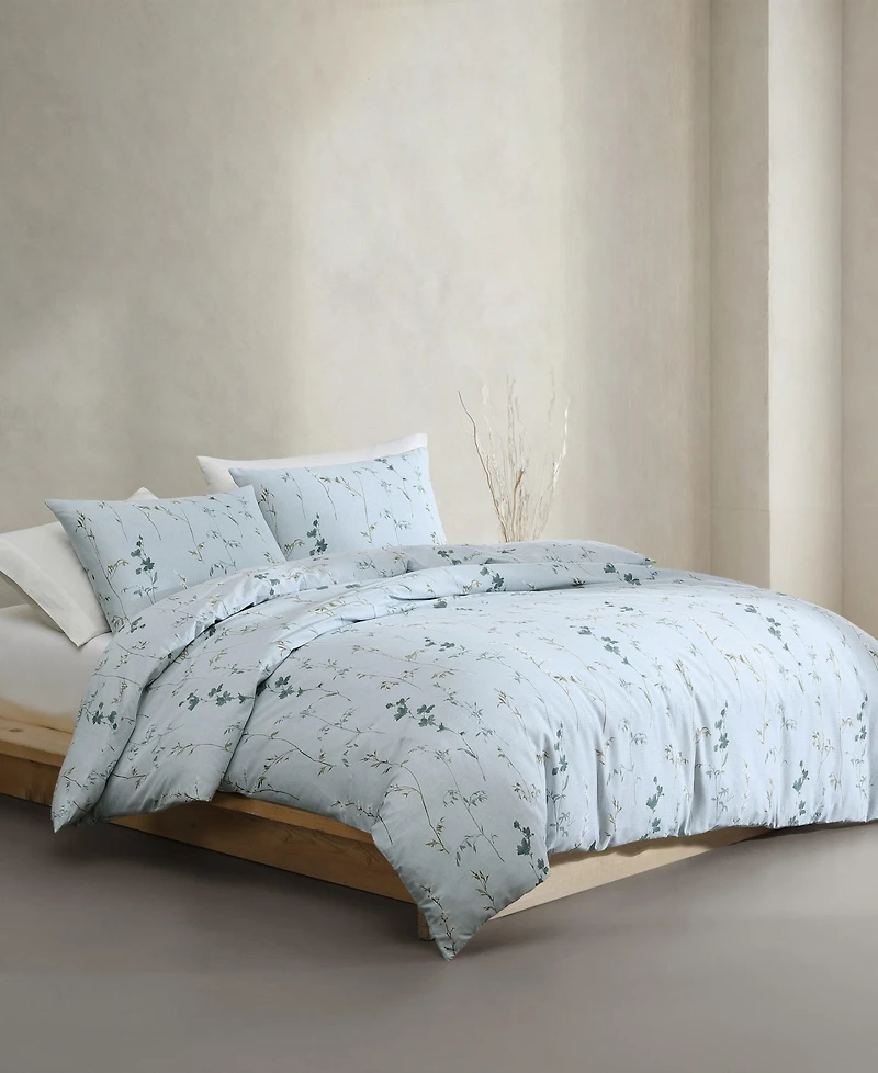 Calvin Klein Wildflower Botanical 3-Pc. Duvet Cover Set