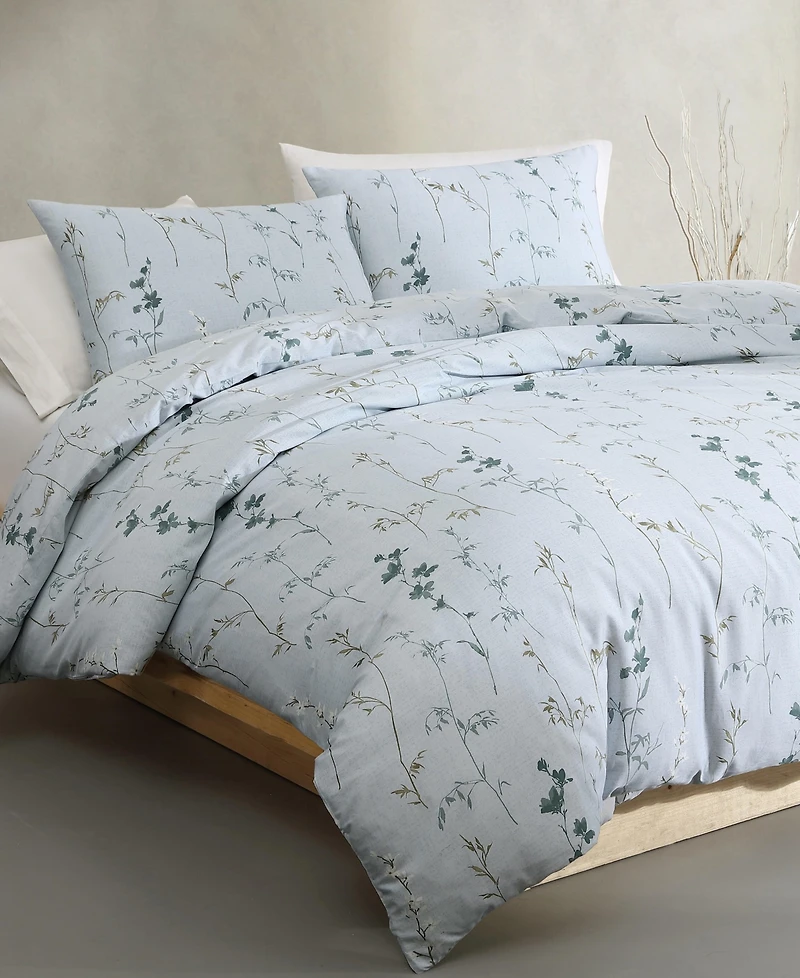 Calvin Klein Wildflower Botanical 3-Pc. Duvet Cover Set