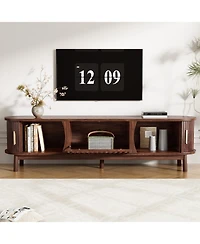 Streamdale Furniture Farmhouse Tv Stand for 75" TVs with Storage